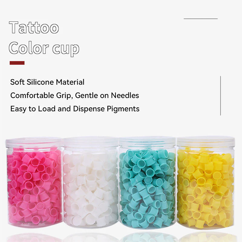 Disposable Silicone Tattoo Pigment Cup (300pcs) - Image 6
